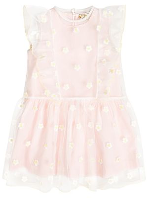 Tyll brodert dress for jenter Stella Mccartney Kids rosa