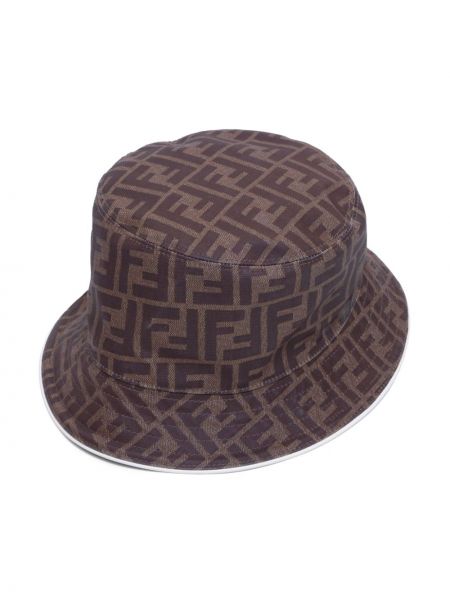 Žakárový oboustranný klobouk Fendi Pre-owned