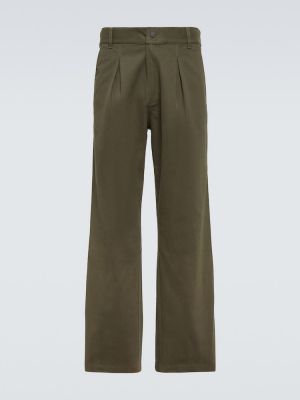 Pantalon cargo en coton Gr10k vert