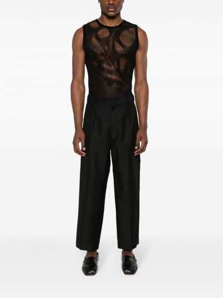 Plisované kalhoty Comme Des Garçons Homme černé