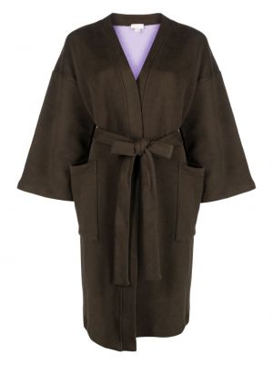 Памучен халат с v-образно деколте Hanro