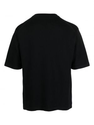 Kokvilnas t-krekls John Smedley melns