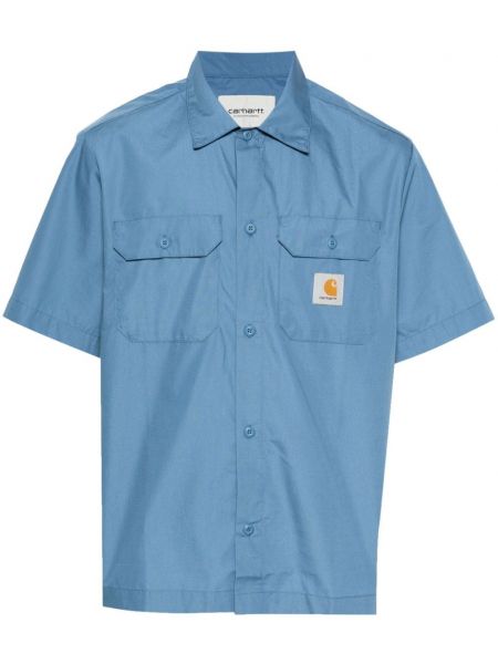 Krekls ar pogām Carhartt Wip zils