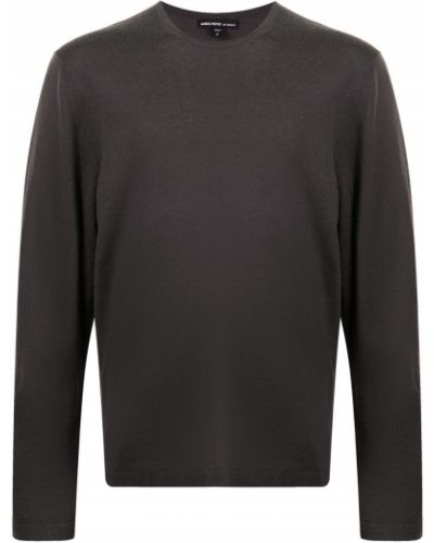 Jersey de punto de tela jersey con estampado de cachemira James Perse gris