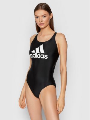 Vientisas maudymosi kostiumėlis Adidas juoda
