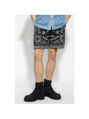 Pantalones cortos con estampado de cachemira Alanui negro