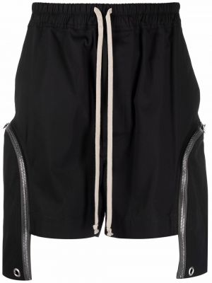 Asymmetrisk shorts med fickor Rick Owens svart