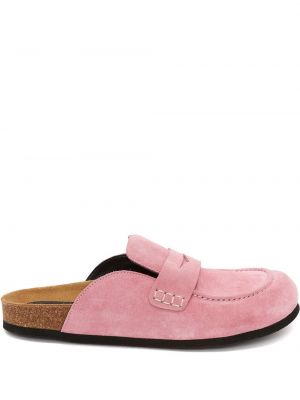 Filz loafer ohne absatz Jw Anderson pink
