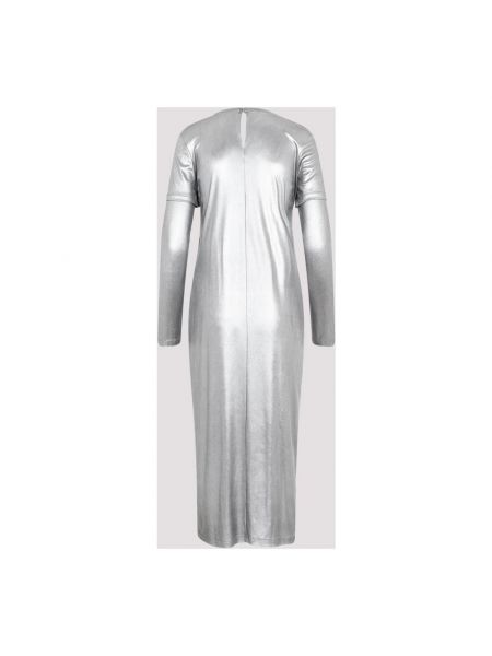 Prosta sukienka Loewe srebrna