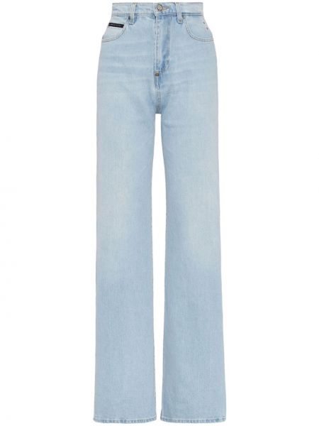 High waist jeans ausgestellt Philipp Plein