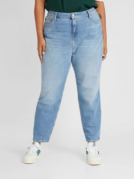 Дънки Calvin Klein Jeans Plus светлосиньо