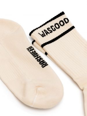 Socken mit print 0711 beige