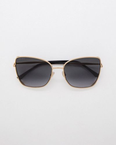 Солнцезащитные очки Jimmy Choo, золотые