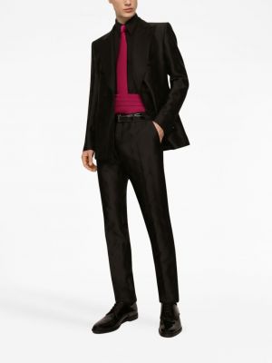 Anzug mit print Dolce & Gabbana schwarz
