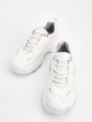 Csipkés átlátszó fűzős sneakers Marjin