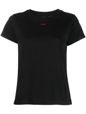 T-shirt con stampa Pinko nero