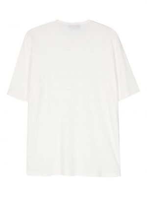 Krepové bavlněné tričko Costumein bílé