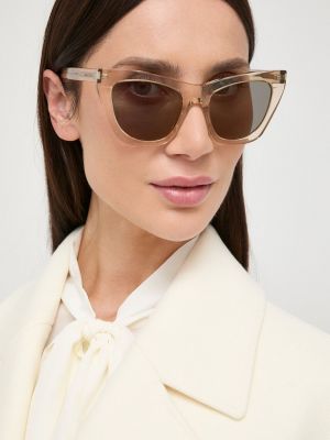 Прозрачные очки солнцезащитные Saint Laurent