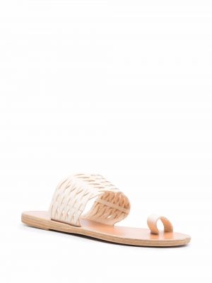 Punutud nahast sandaalid Ancient Greek Sandals valge