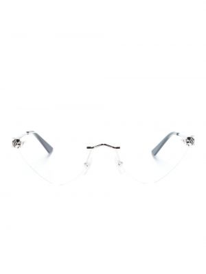 Okulary Cartier Eyewear srebrne
