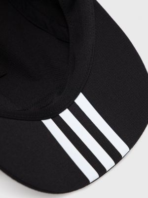 Czapka z daszkiem z nadrukiem Adidas czarna