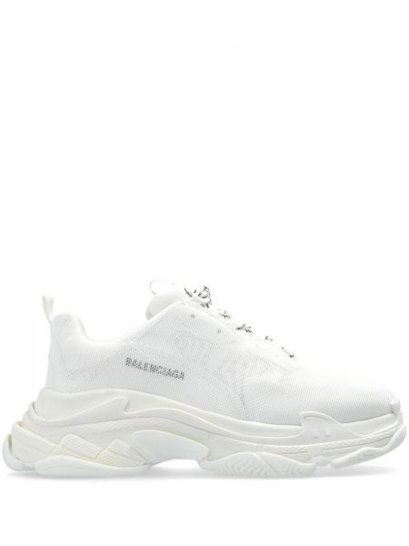Sneakers chunky Balenciaga Triple S λευκό