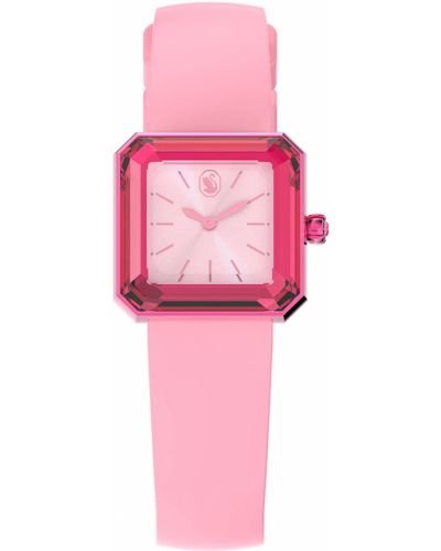 Часы Swarovski, розовые