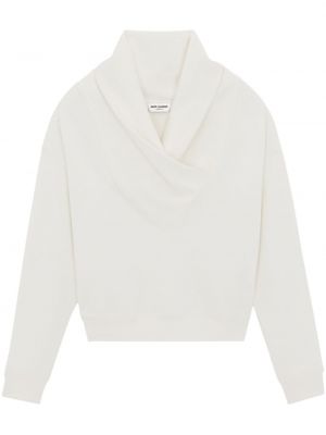 Sweatshirt aus baumwoll Saint Laurent weiß