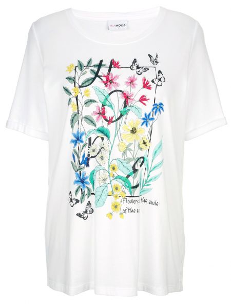 T-shirt Miamoda blanc