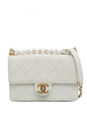 Τσάντα ώμου με μαργαριτάρια Chanel Pre-owned