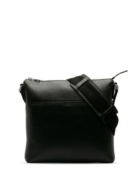 Кожени чанта през рамо Gucci Pre-owned черно