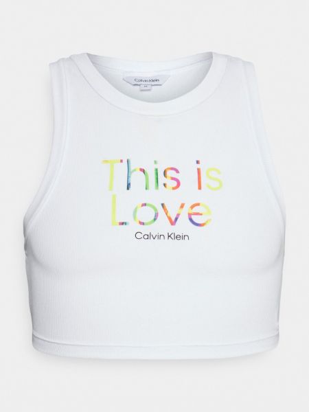 Biała koszula Calvin Klein Swimwear