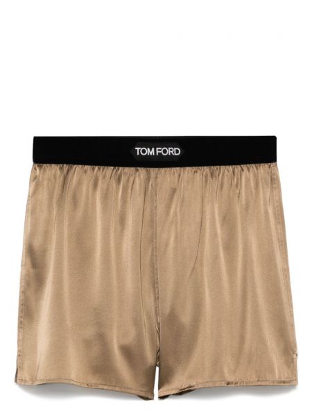 Silkki satiini shortsit Tom Ford