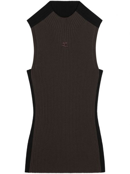 Tanktop Courreges brun