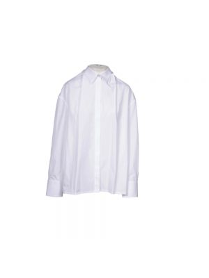 Oversize bluse aus baumwoll Givenchy weiß