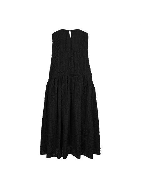 Sukienka midi z falbankami Cecilie Bahnsen czarna