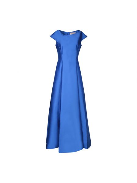 Niebieska sukienka długa Blanca Vita