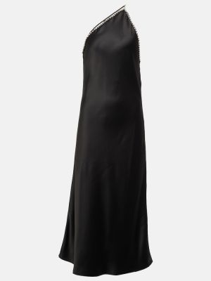Křišťálové midi šaty Dodo Bar Or černé
