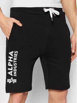 Shorts de sport Alpha Industries noir
