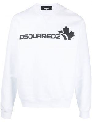 Sweatshirt mit rundhalsausschnitt mit print Dsquared2