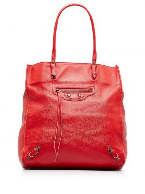Shopper kabelka Balenciaga Pre-owned červená