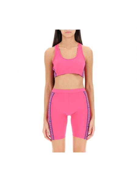 Top deportivo sin mangas Dsquared2 rosa