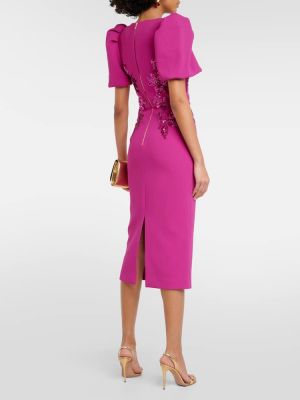 Midi obleka Rebecca Vallance vijolična
