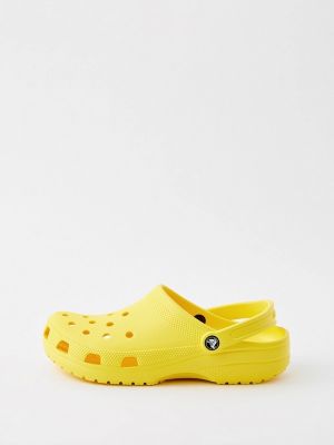 Мюли Crocs желтые