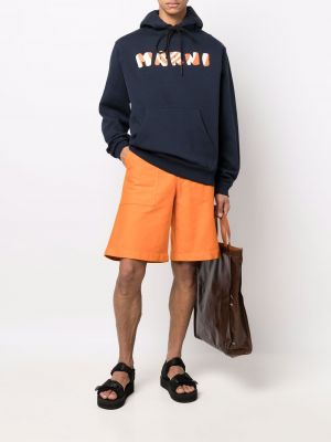 Shorts en jean Marni orange