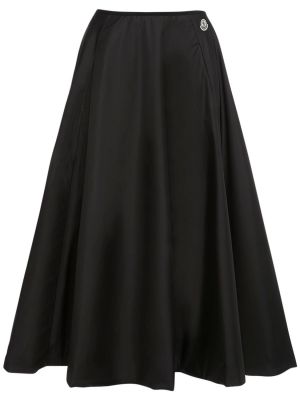 Falda larga Moncler negro