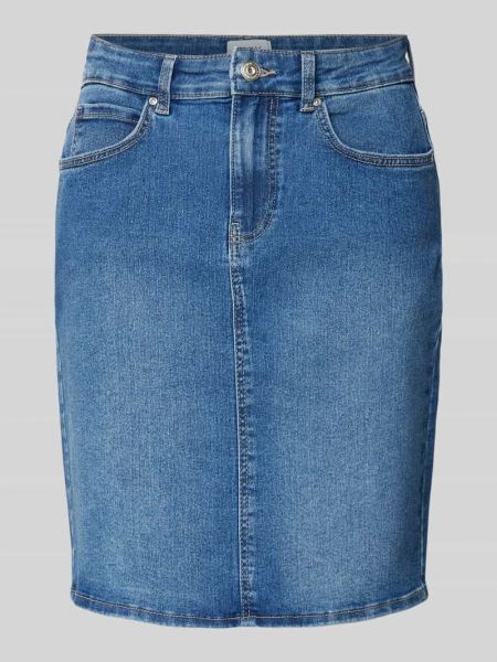 Spódnica jeansowa z kieszeniami Only niebieska