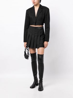 Plisované mini sukně Juun.j černé