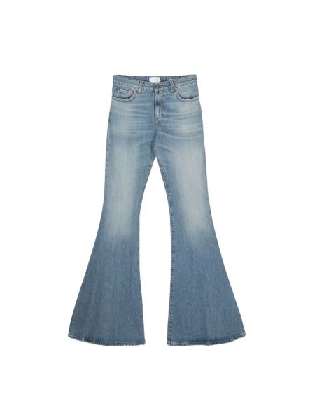 Zerrissene bootcut jeans ausgestellt Haikure blau