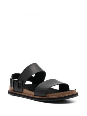 Kožené sandály s otevřenou patou Timberland černé